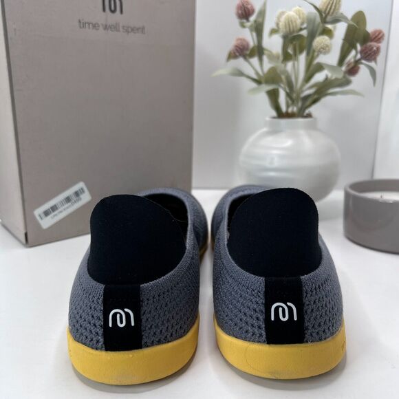 Mahabis Breathe Summer Slip On Slipper Grey/Yellow Men's US 12.5-13 - Picture 4 of 10